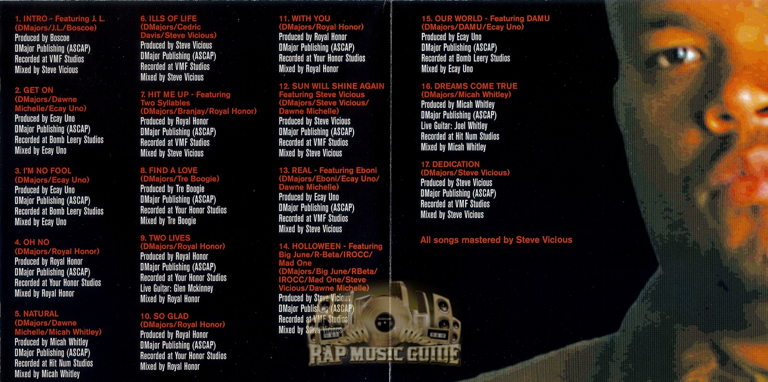 D Major - Dedication: CD | Rap Music Guide